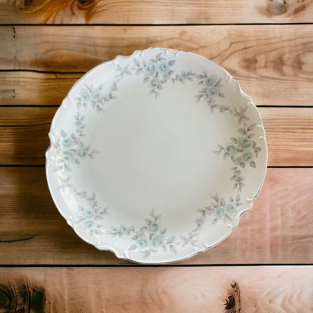 Mikasa Porcelain 12" Round Serving Chop Plate Fine China Barbizon Pattern